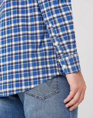 KOSZULA MĘSKA WRANGLER LS 1PKT BUTTON DOWN NAVY W5A3TS114 112130036