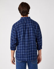 KOSZULA MĘSKA WRANGLER LS 1PKT SHIRT LIMOGES BLUE W5A11KX50 112129952