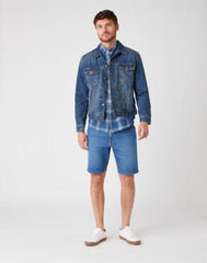 KOSZULA MĘSKA WRANGLER SS 1PKT SHIRT DARK INDIGO W5J6OEX1E 112130185