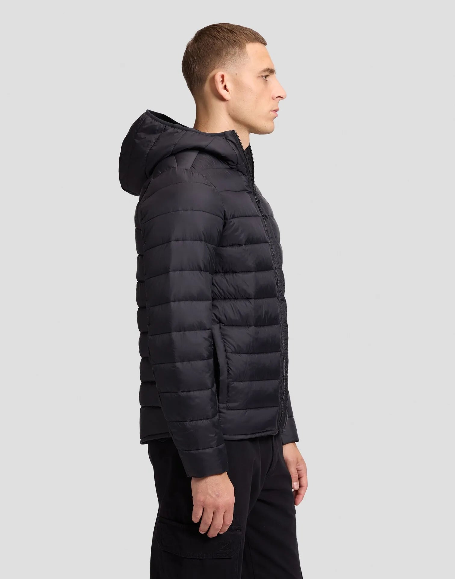 KURTKA MĘSKA LEE PUFFER JACKET BLACK 112386310