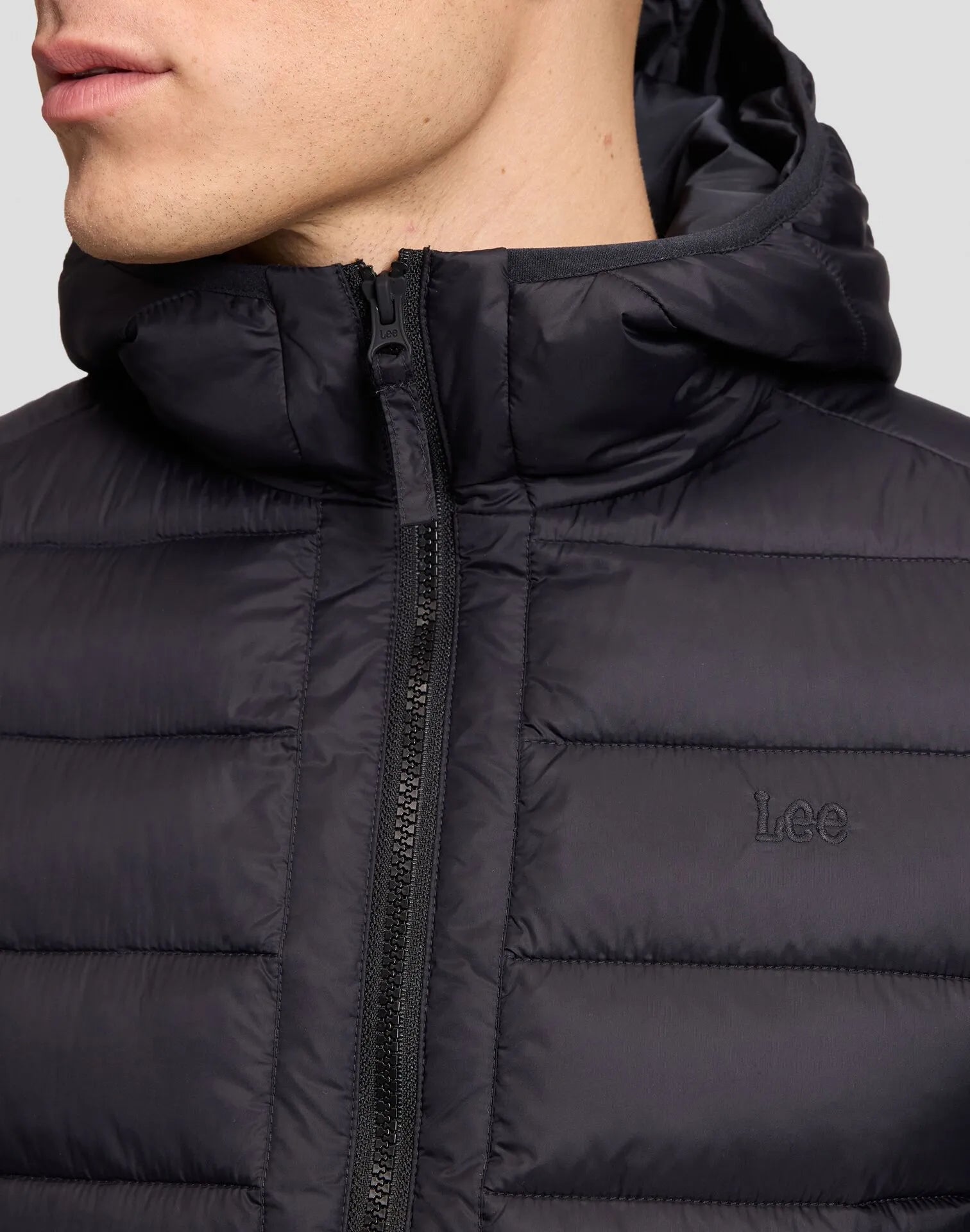 KURTKA MĘSKA LEE PUFFER JACKET BLACK 112386310