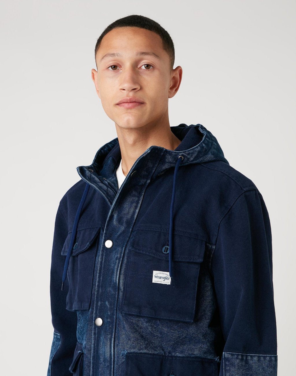 KURTKA MĘSKA WRANGLER FIELD JACKET INDIGO W4E3V2452 112129125