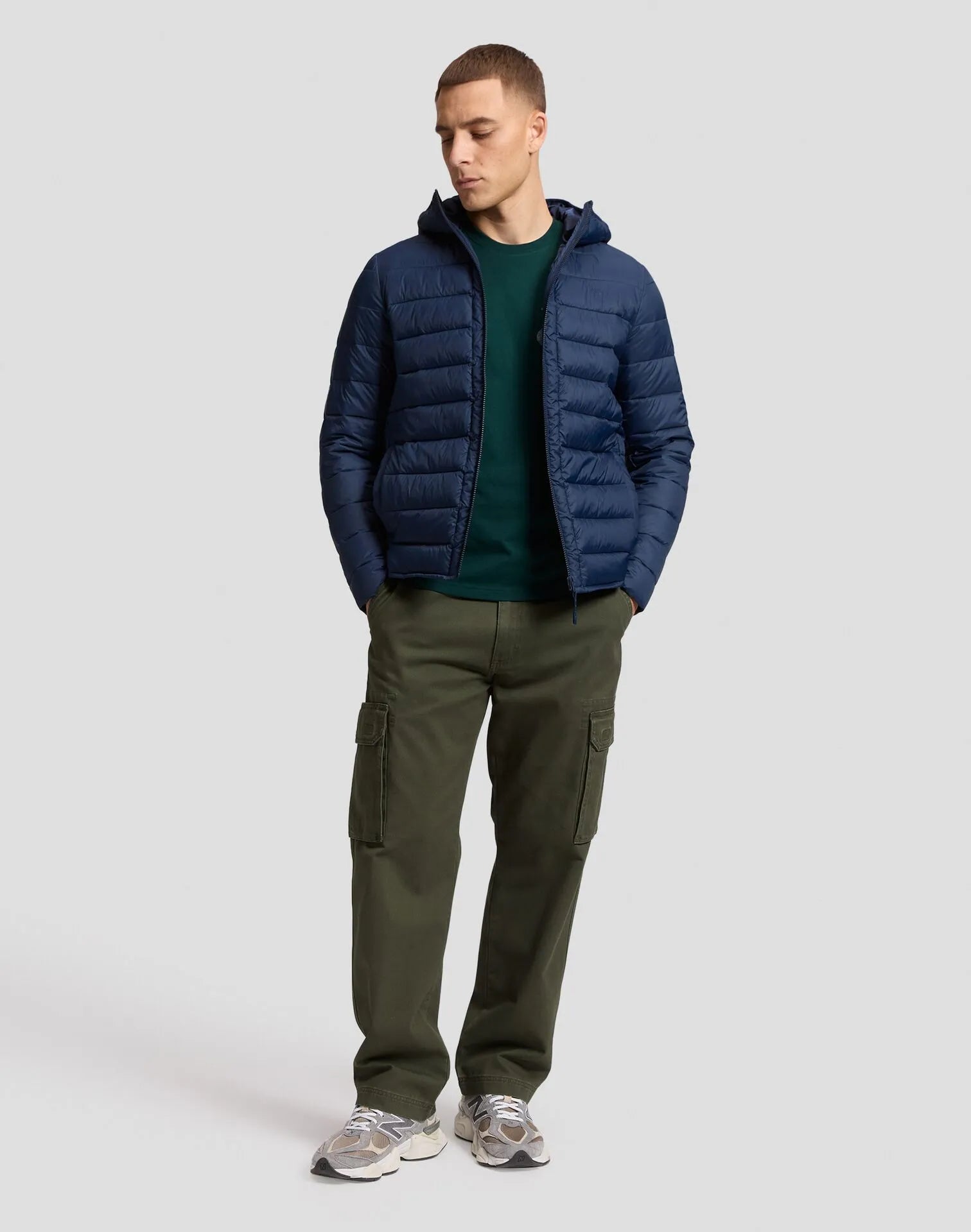 KURTKA PRZEJŚCIOWA MĘSKA LEE PUFFER JACKET RIVET NAVY 112386311