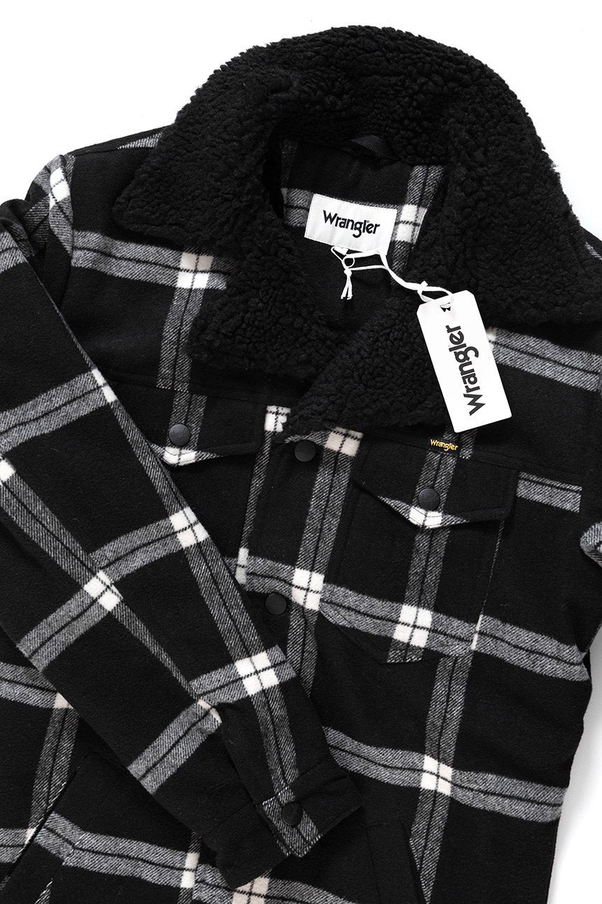 KURTKA ZIMOWA WRANGLER WRANGE COAT BLACK W463XS100 112128915