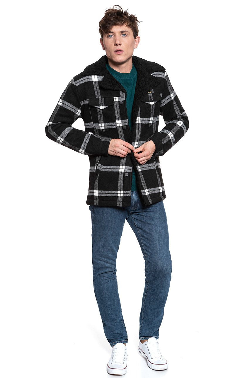 KURTKA ZIMOWA WRANGLER WRANGE COAT BLACK W463XS100 112128915
