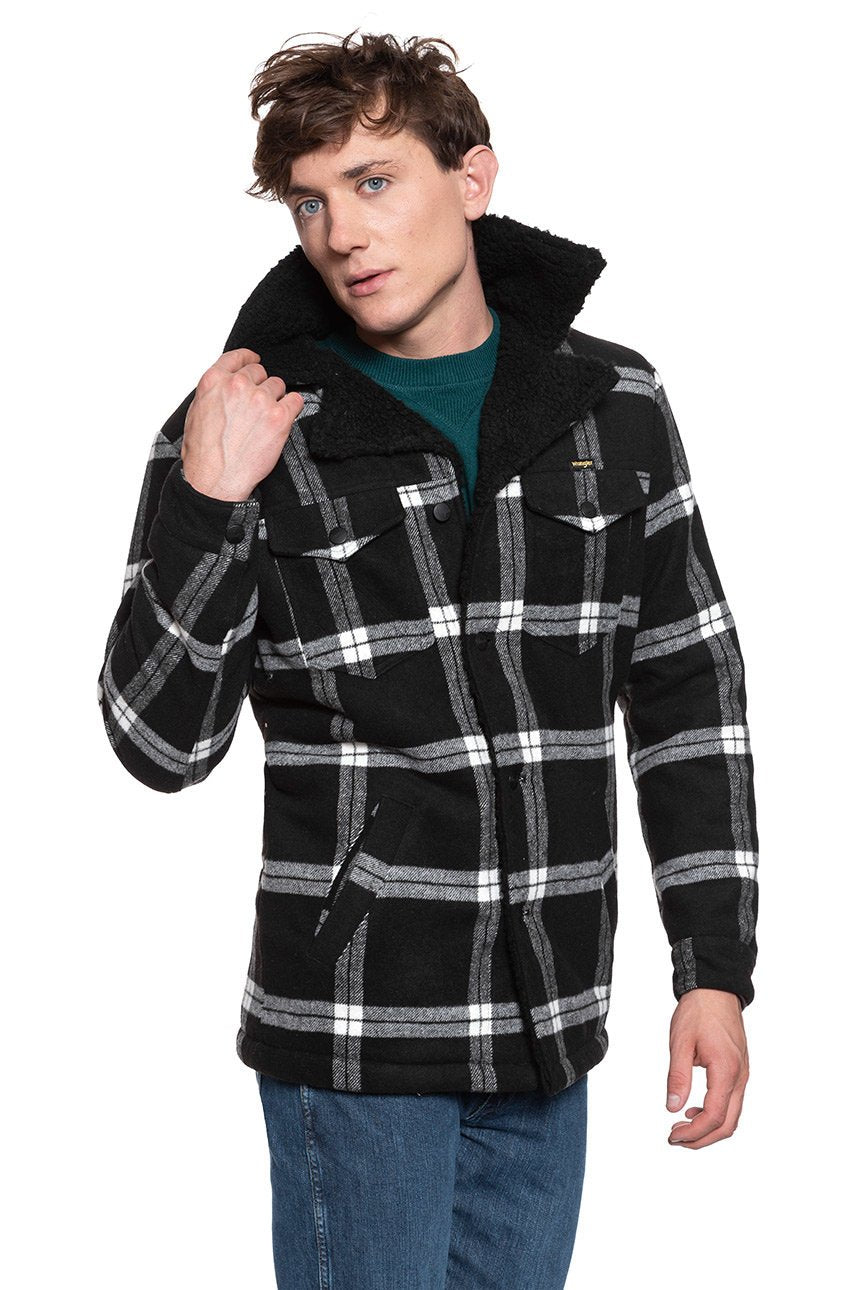 KURTKA ZIMOWA WRANGLER WRANGE COAT BLACK W463XS100 112128915