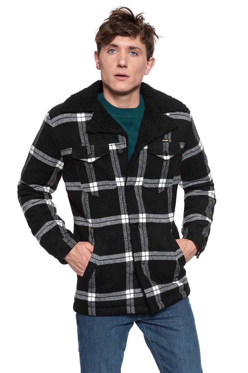 KURTKA ZIMOWA WRANGLER WRANGE COAT BLACK W463XS100 112128915