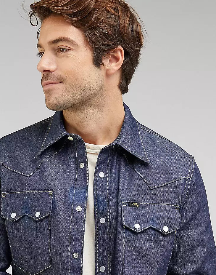 LEE 101 50'S WESTERN MĘSKA KOSZULA JEANSOWA JEANS DRY L93CGB41 112124132