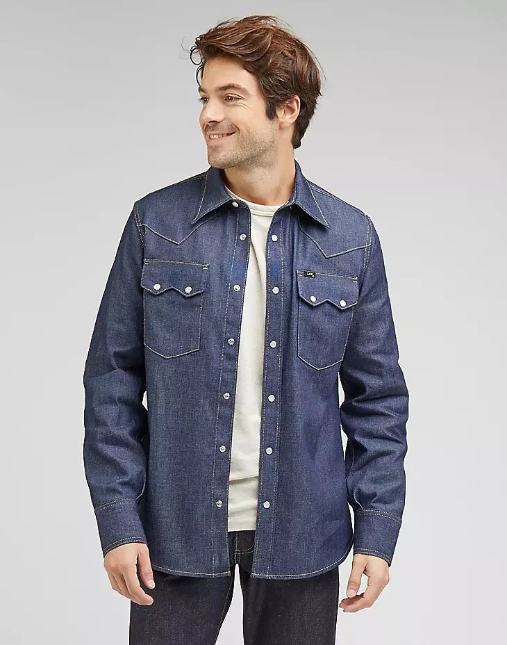LEE 101 50'S WESTERN MĘSKA KOSZULA JEANSOWA JEANS DRY L93CGB41 112124132