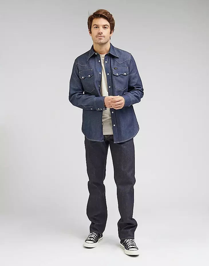 LEE 101 50'S WESTERN MĘSKA KOSZULA JEANSOWA JEANS DRY L93CGB41 112124132