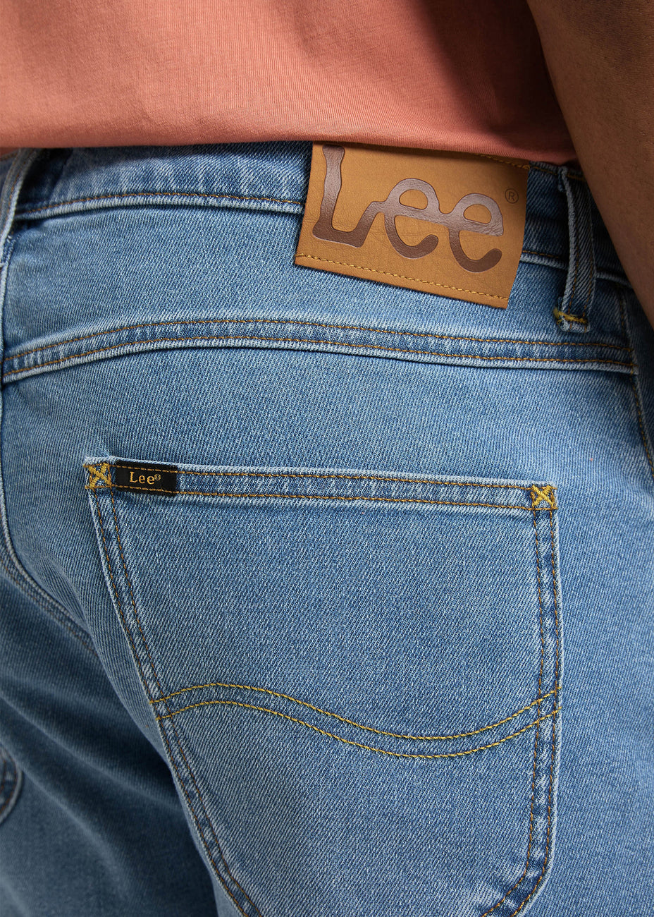 LEE 5 PKT SHORT MĘSKIE SZORTY KRÓTKIE SPODENKI JEANSOWE MID NELSON L73EMGLZ 112145566