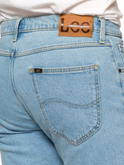 LEE 5 POCKET SHORT MĘSKIE SZORTY JEANSOWE JEANS LIGHT ALTON L73EMWJU 112120493