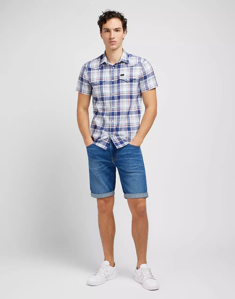Szorty Jeansowe Męskie Lee 5 Pocket Short Warm 112349234 L73M016079