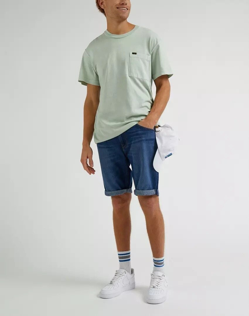 Lee 5 Pocket Short Męskie Szorty VCR Dark Worn L73MHVB72 112331761