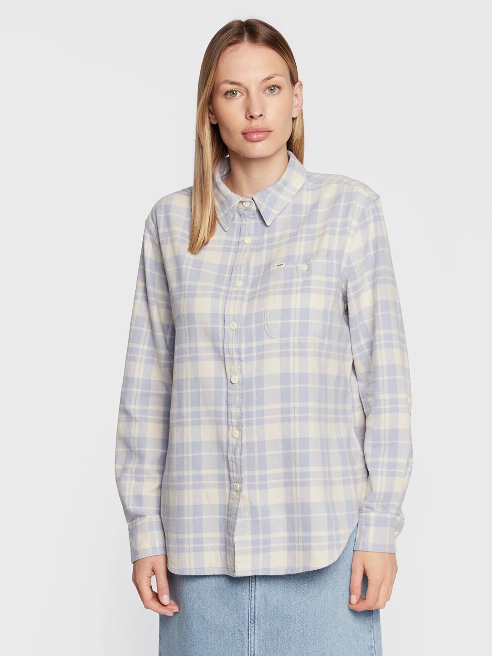 LEE ALL PURPOSE SHIRT DAMSKA KOSZULA PARRY BLUE L47AAD66 112321184
