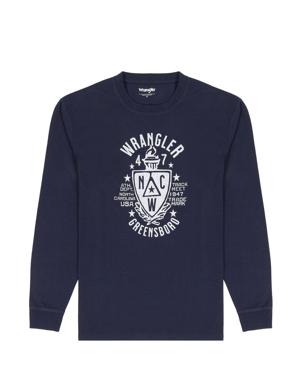 LEE AMERICANA TEE MĘSKA KOSZULKA Z DŁUGIM RĘKAWEM LONGSLEEVE NAVY 112341144 W70Q011976