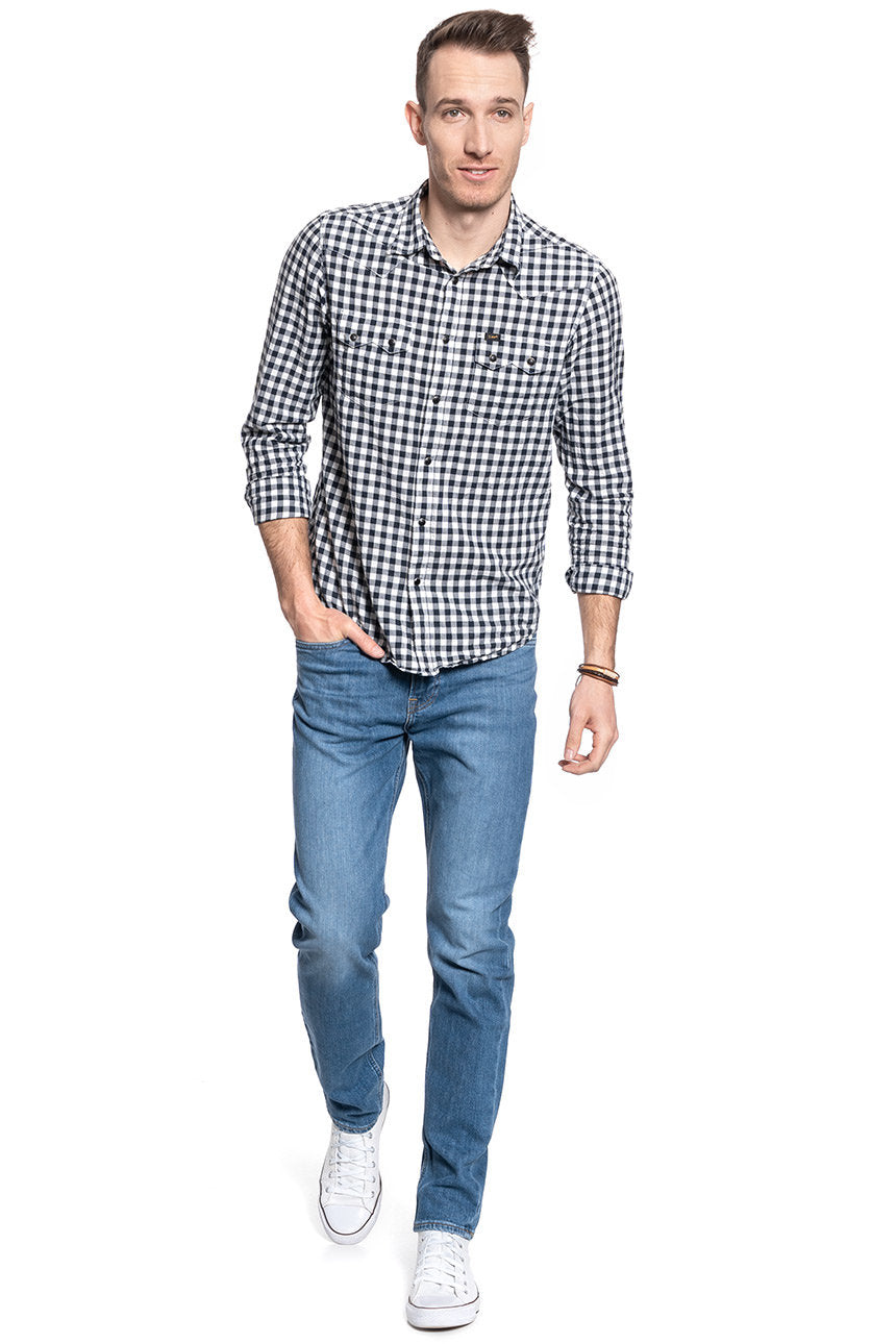 LEE AUSTIN MĘSKIE SPODNIE JEANSOWE DARK FREEPORT L733PXGQ 112140805