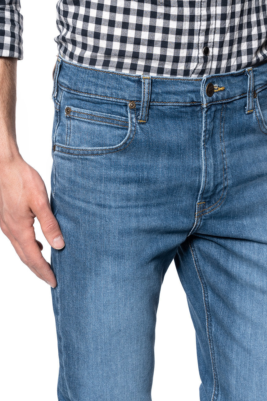 LEE AUSTIN MĘSKIE SPODNIE JEANSOWE DARK FREEPORT L733PXGQ 112140805