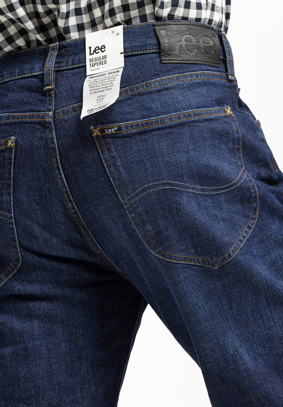 LEE AUSTIN MĘSKIE SPODNIE JEANSOWE JEANSY DŻINSY WORN FOAM L733KNIF 112119925