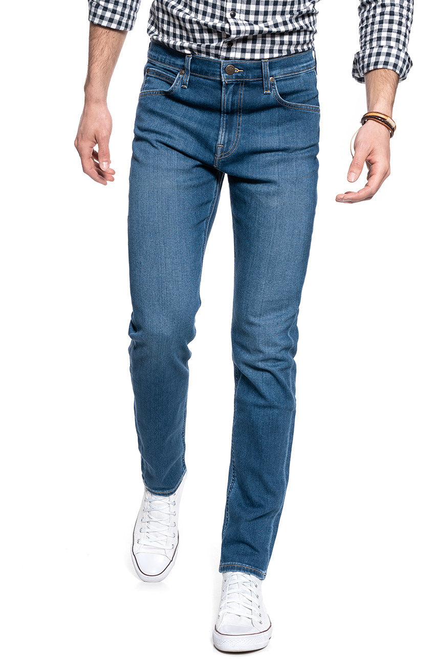 LEE AUSTIN MĘSKIE SPODNIE JEANSOWE MID WORN IN RAY L733NOWH 112119945