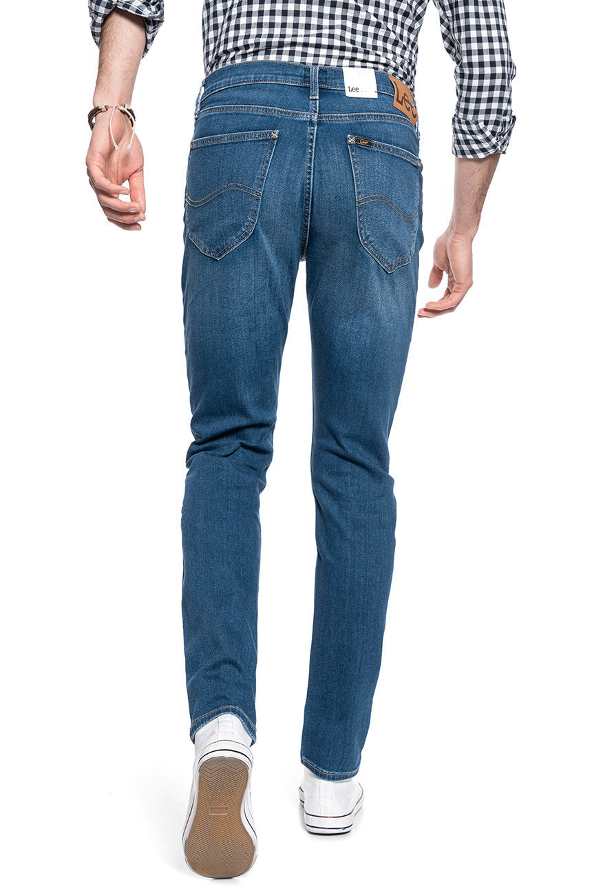 LEE AUSTIN MĘSKIE SPODNIE JEANSOWE MID WORN IN RAY L733NOWH 112119945