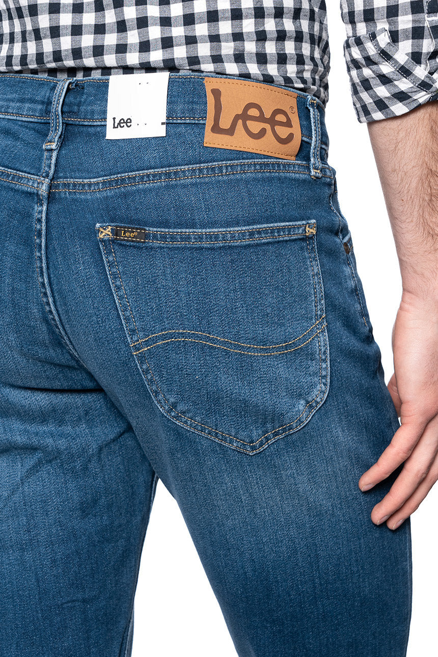 LEE AUSTIN MĘSKIE SPODNIE JEANSOWE MID WORN IN RAY L733NOWH 112119945