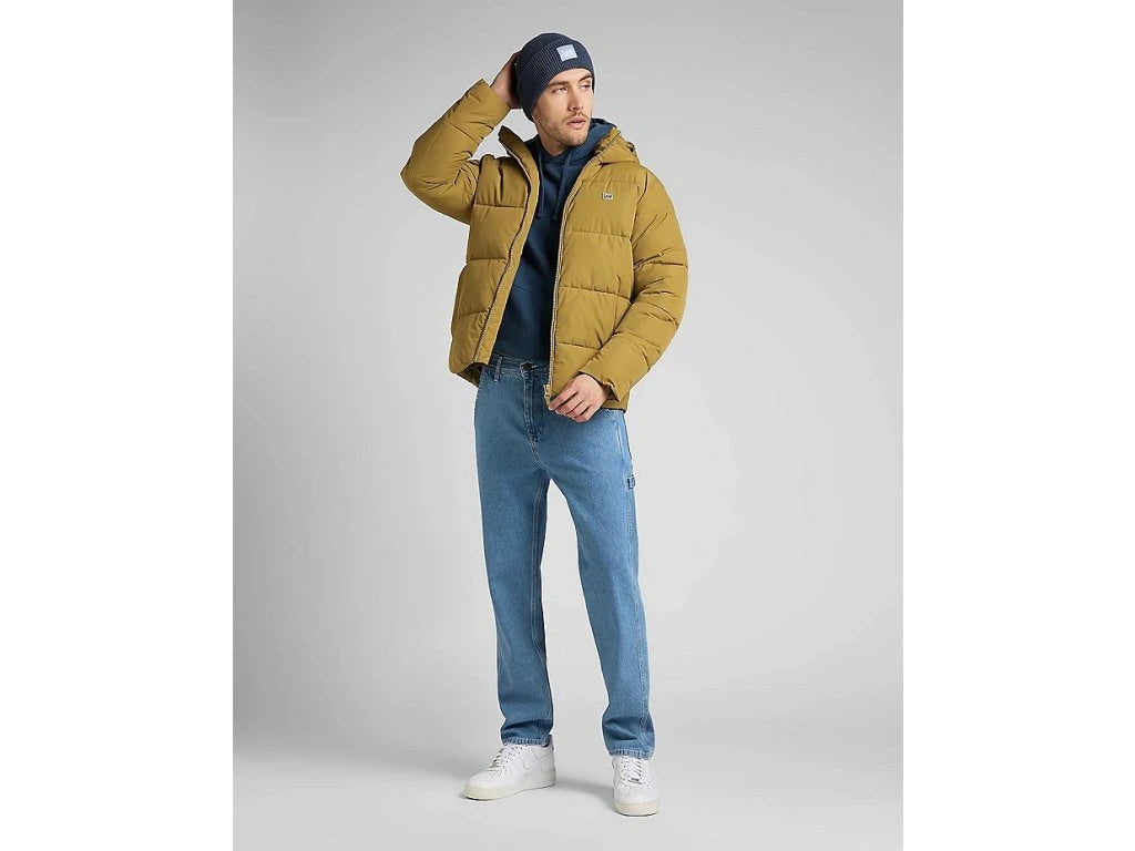 LEE BEANIE MĘSKA CZAPKA ZIMOWA LOGO PARRY BLUE LP514766 112320590