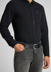 LEE BELT MĘSKI PASEK SKÓRZANY KLASYCZNY BLACK LF045001 112124768