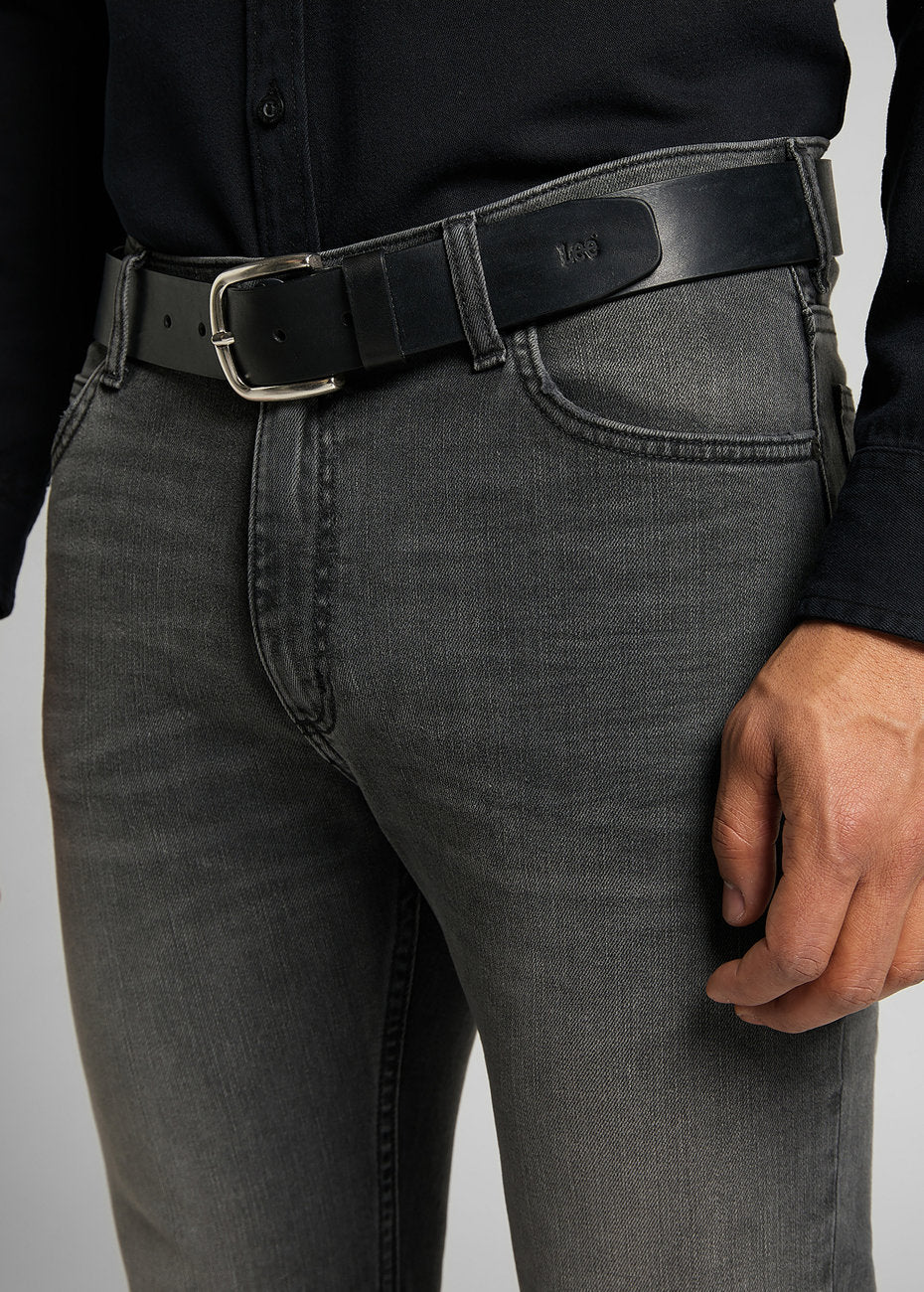 LEE BELT MĘSKI PASEK SKÓRZANY KLASYCZNY BLACK LF045001 112124768