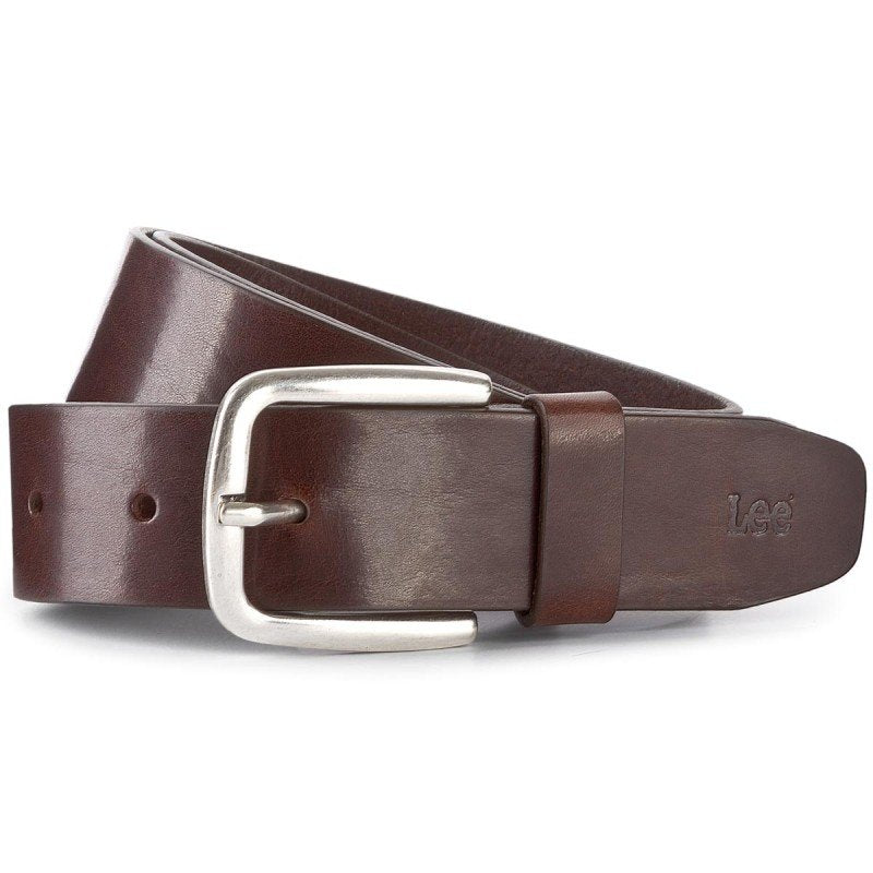 LEE BELT MĘSKI PASEK SKÓRZANY KLASYCZNY DARK BROWN LF045024 112124770