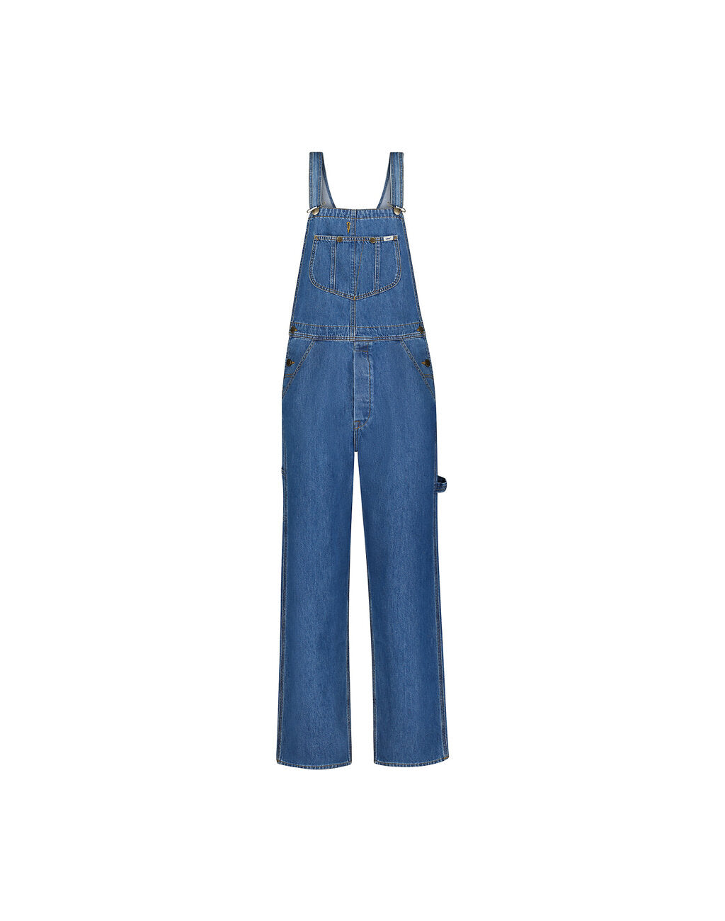LEE BIB MID MĘSKIE SPODNIE JEANSOWE OGRODNICZKI JEANS MID SHADE 112349314 L72Z017385