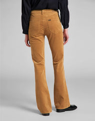 LEE BREESE BOOT DAMSKIE SPODNIE MATERIAŁOWE TOBACCO BROWN L31TMI78 112139882