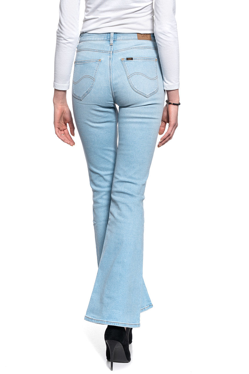 LEE BREESE DAMSKIE SPODNIE JEANSOWE BLEACHED AZUR L32YPQXL 112107754