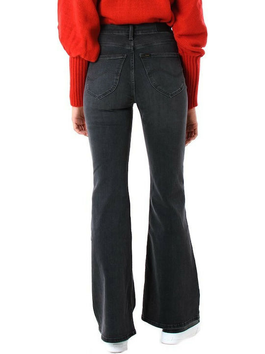 LEE BREESE DAMSKIE SPODNIE JEANSOWE JEANSY BLACK BUCKLIN L32YYGHO 112107782