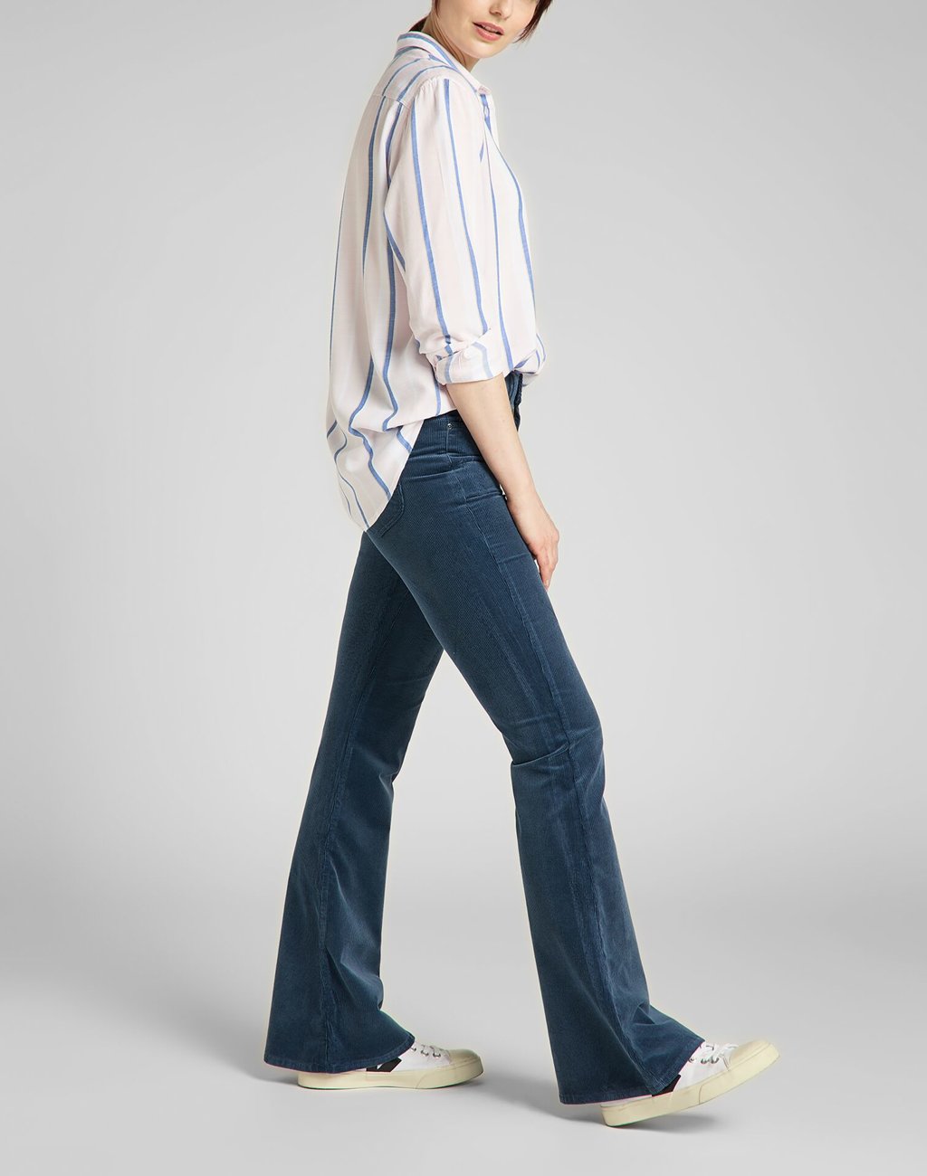 LEE Breese DAMSKIE SPODNIE JEANSOWE INSIGNIA BLUE L32YQG80 112139943