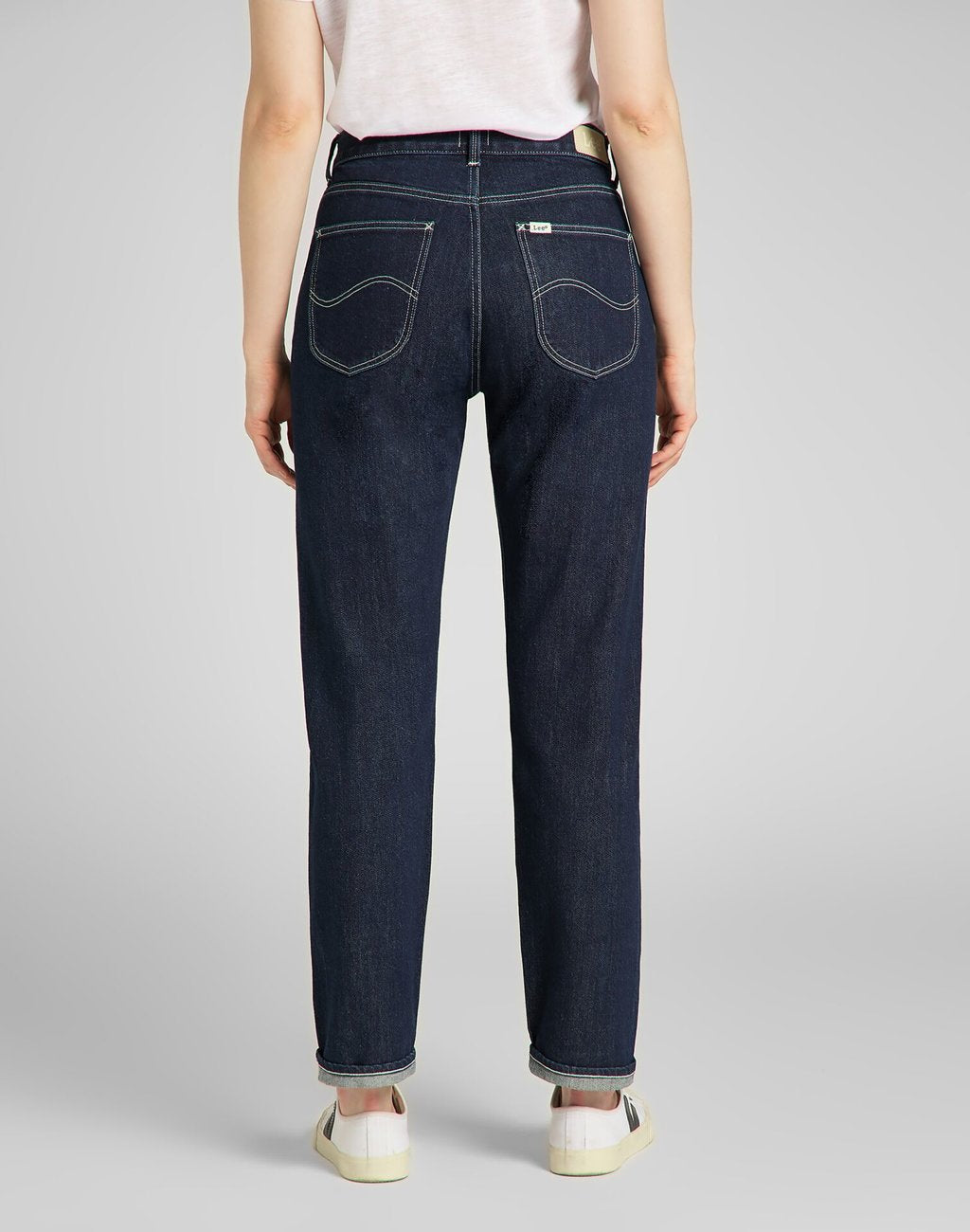 LEE CAROL BUTTON DAMSKIE SPODNIE JEANSOWE FLY RINSE L31ANI36 112139825