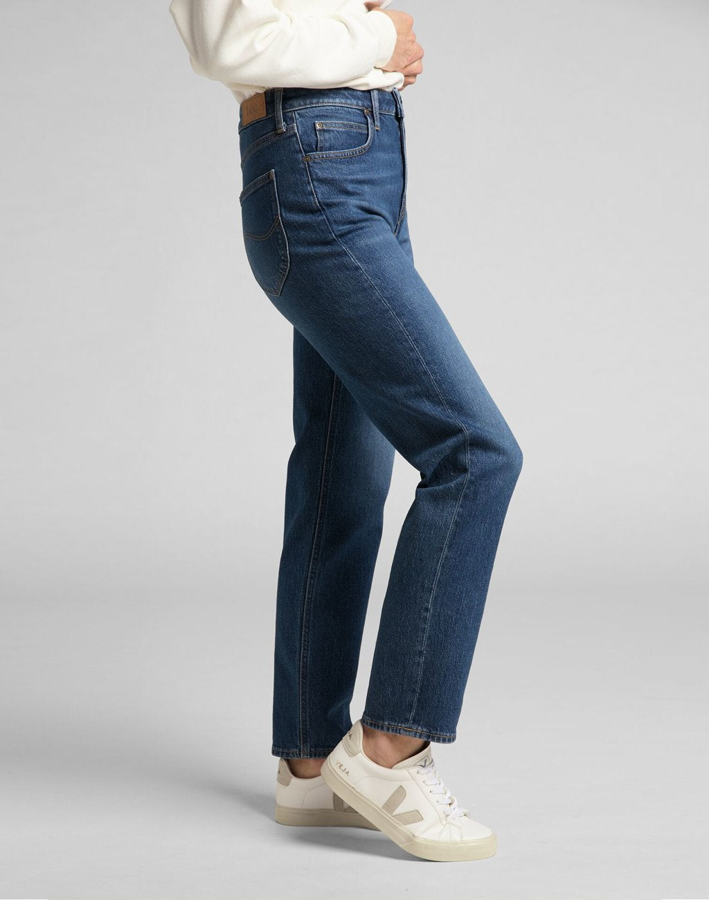 LEE CAROL DAMSKIE SPODNIE JEANSOWE JEANSY DŻINSY DARK RUBY L30UMWDU 112139797
