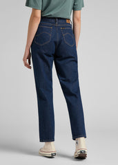 LEE CAROL PLEATED DAMSKIE SPODNIE JEANSOWE RINSE L31MOM36 112143815