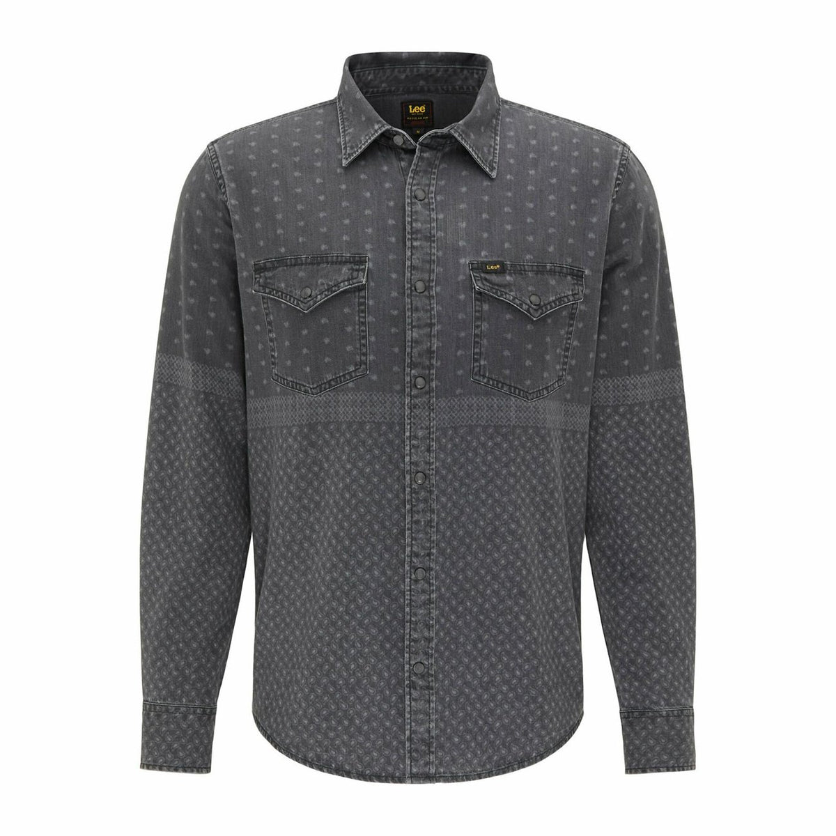LEE CLEAN REG WESTERN MĘSKA KOSZULA JEANSOWA BLACK L66RQD01 112140585