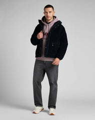 Lee Cord Puffer Męska Kurtka Przejściowa Sztruksowa Sky Captain L87FDCHY 112321552