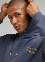 LEE CORE HOODIE MĘSKA BLUZA Z KAPTUREM NIEROZPINANA DUSTY 112342453 LM09015541
