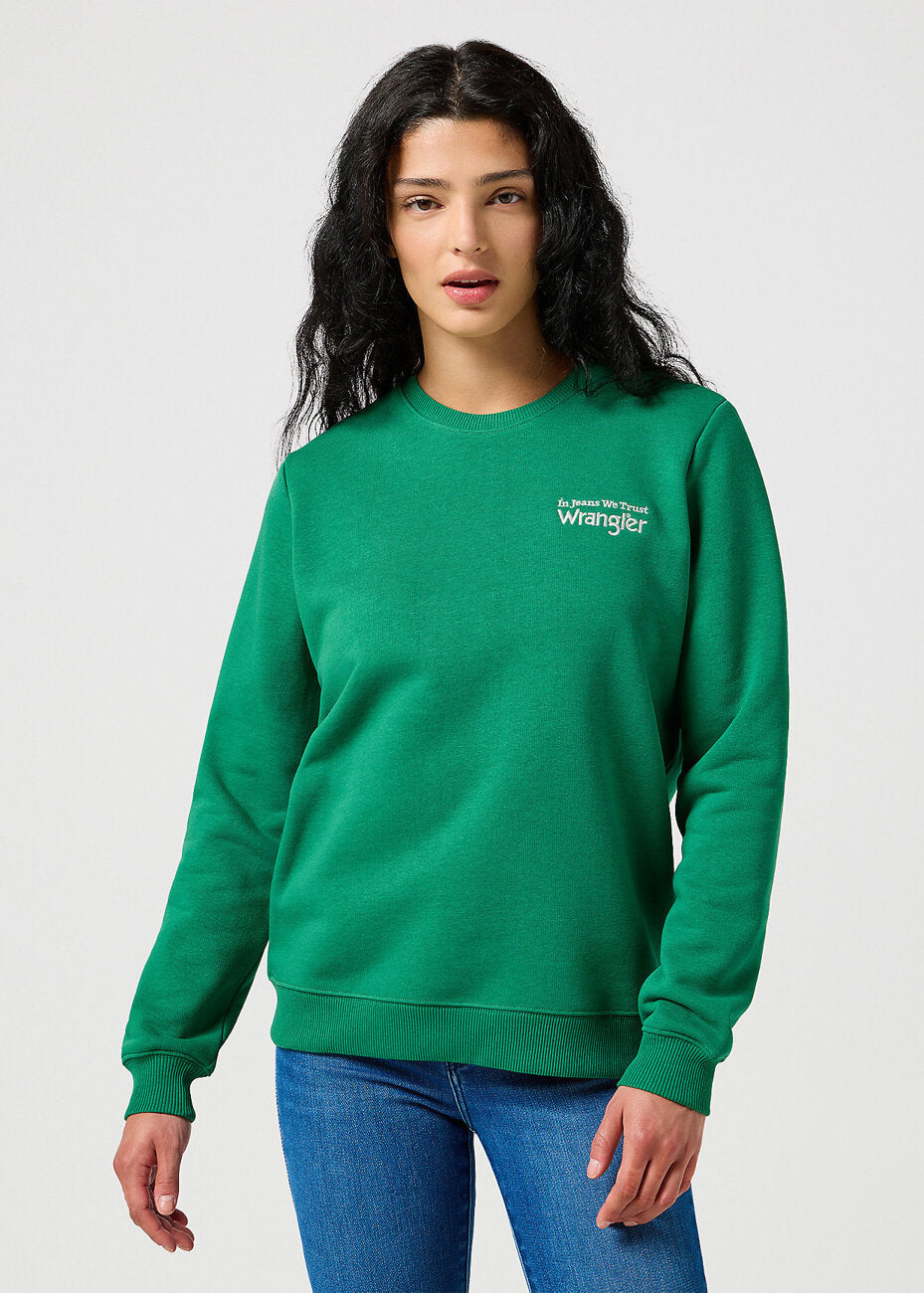 Damska Bluza Lee Regular Sweat Verdant Green 112356509 W6S6014320