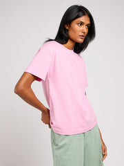 Damska Koszulka T-shirt Lee Relaxed Crew Tee Sugar Lilac 112350207