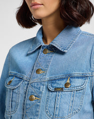 LEE DAMSKA KURTKA JEANSOWA LEE RIDER JACKET BLENDING OUT 112364112