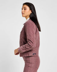Damska Kurtka Jeansowa Lee Sherpa Rider JKT Dreamy Mauve 112355172
