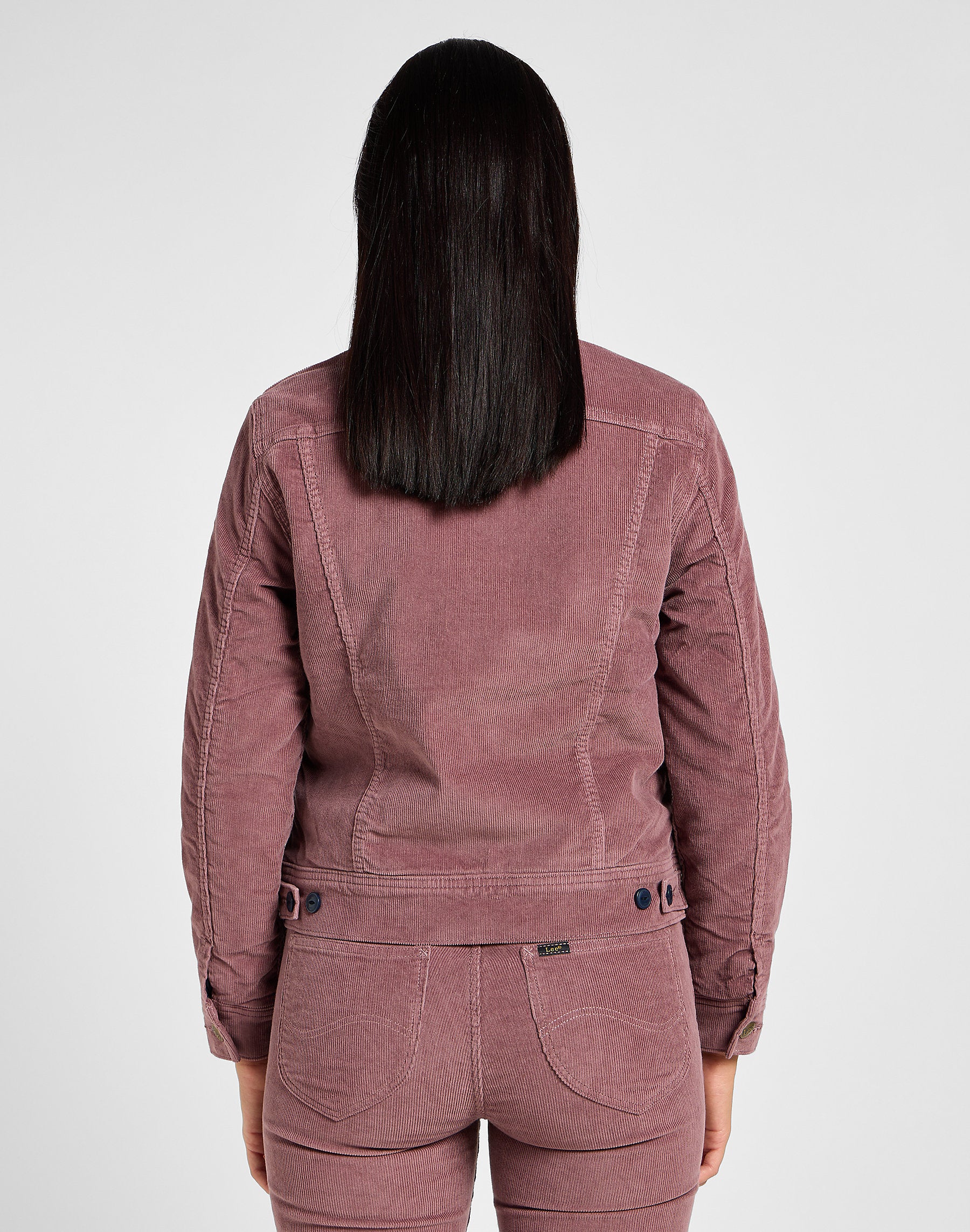 Damska Kurtka Jeansowa Lee Sherpa Rider JKT Dreamy Mauve 112355172