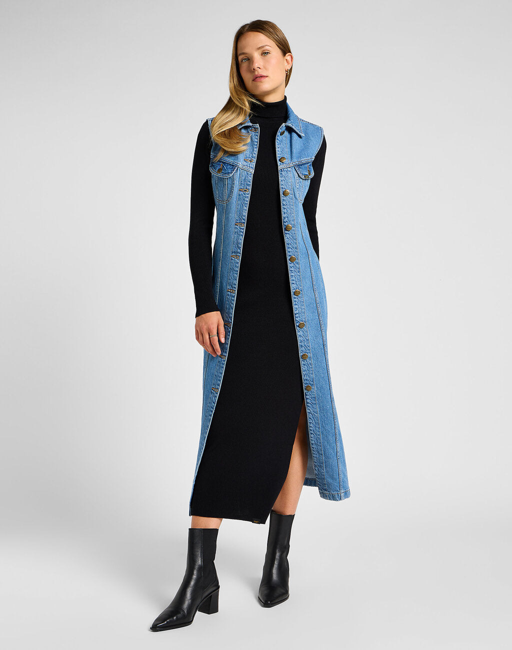 Damska Sukienka Dzianinowa Lee Knitted Dress 112358303 LI81011656