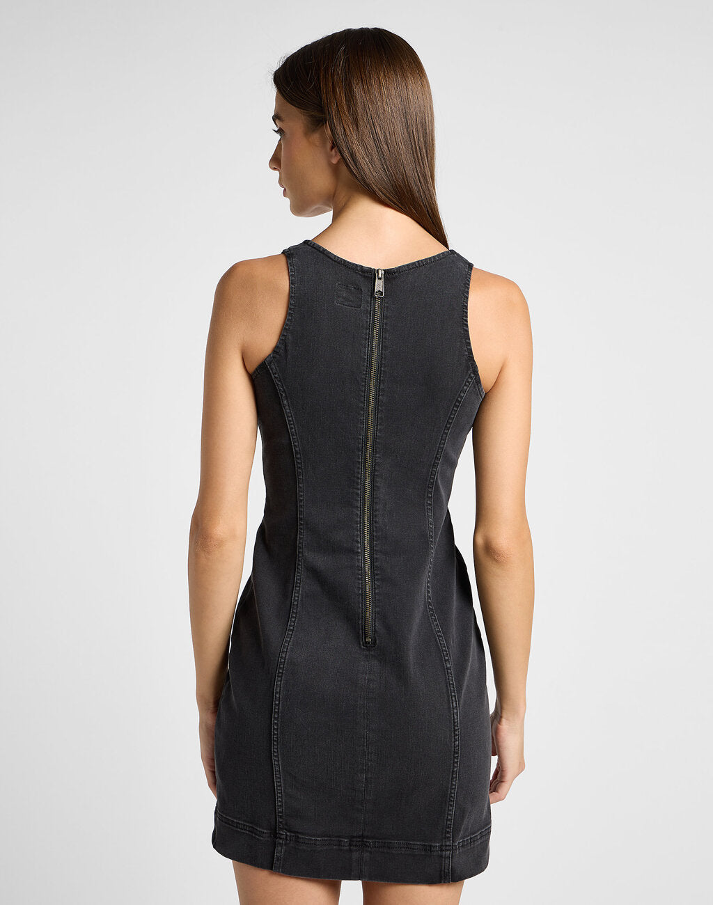 LEE DAMSKA SUKIENKA JEANSOWA FOREVERFIT DRESS BLACK AVEY 112355124 LI66017916