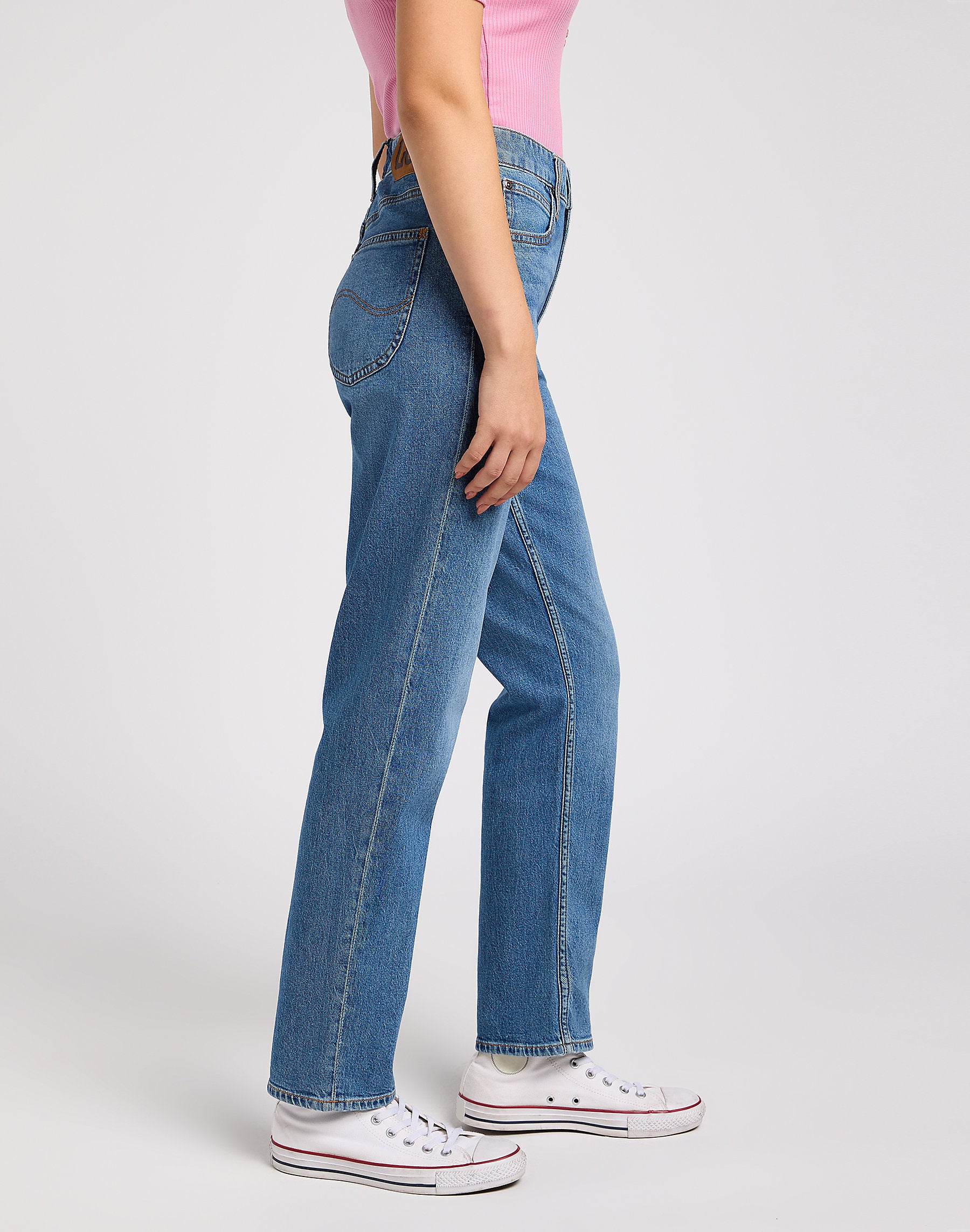 Lee Damskie Spodnie Jeansowe Carol Hit Of Blue 112350789