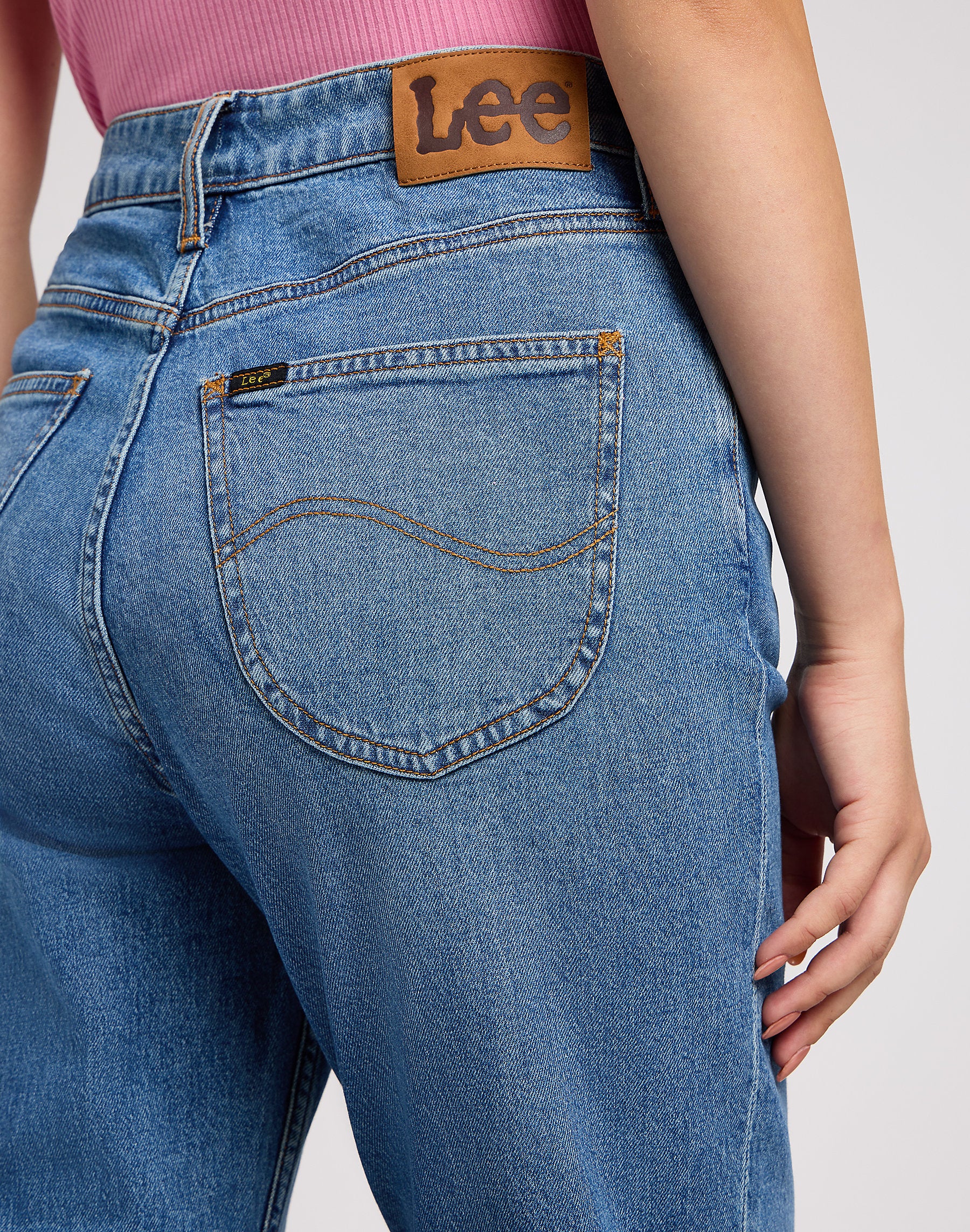 Lee Damskie Spodnie Jeansowe Carol Hit Of Blue 112350789